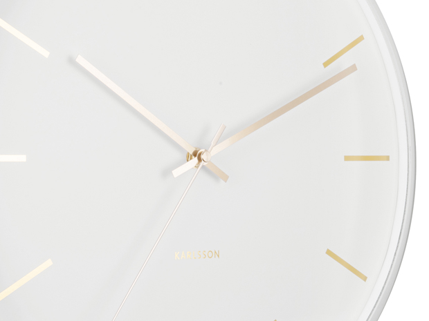 Wall clock Globe white, Design Armando Breeveld