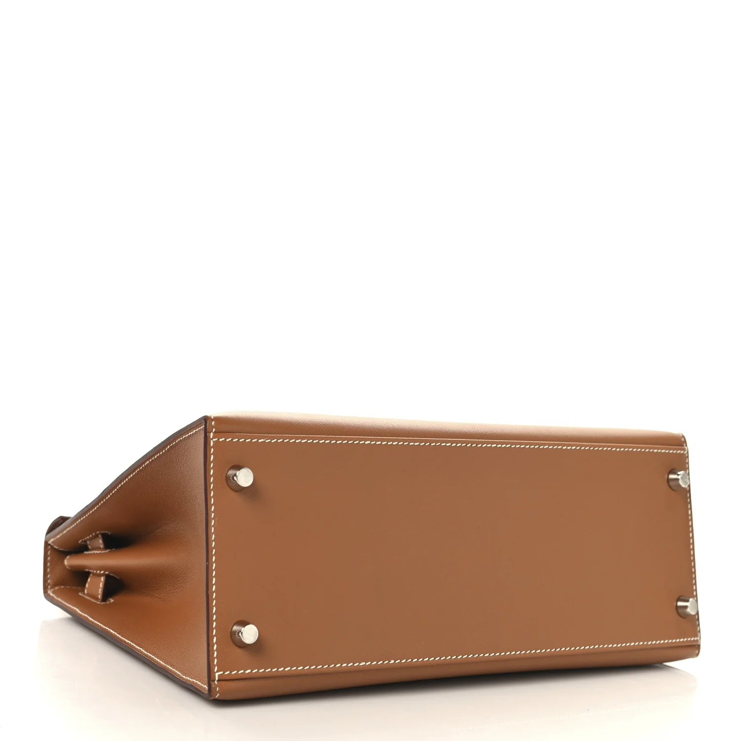 Madame Calfskin Kelly Sellier 28 Gold - Top Club