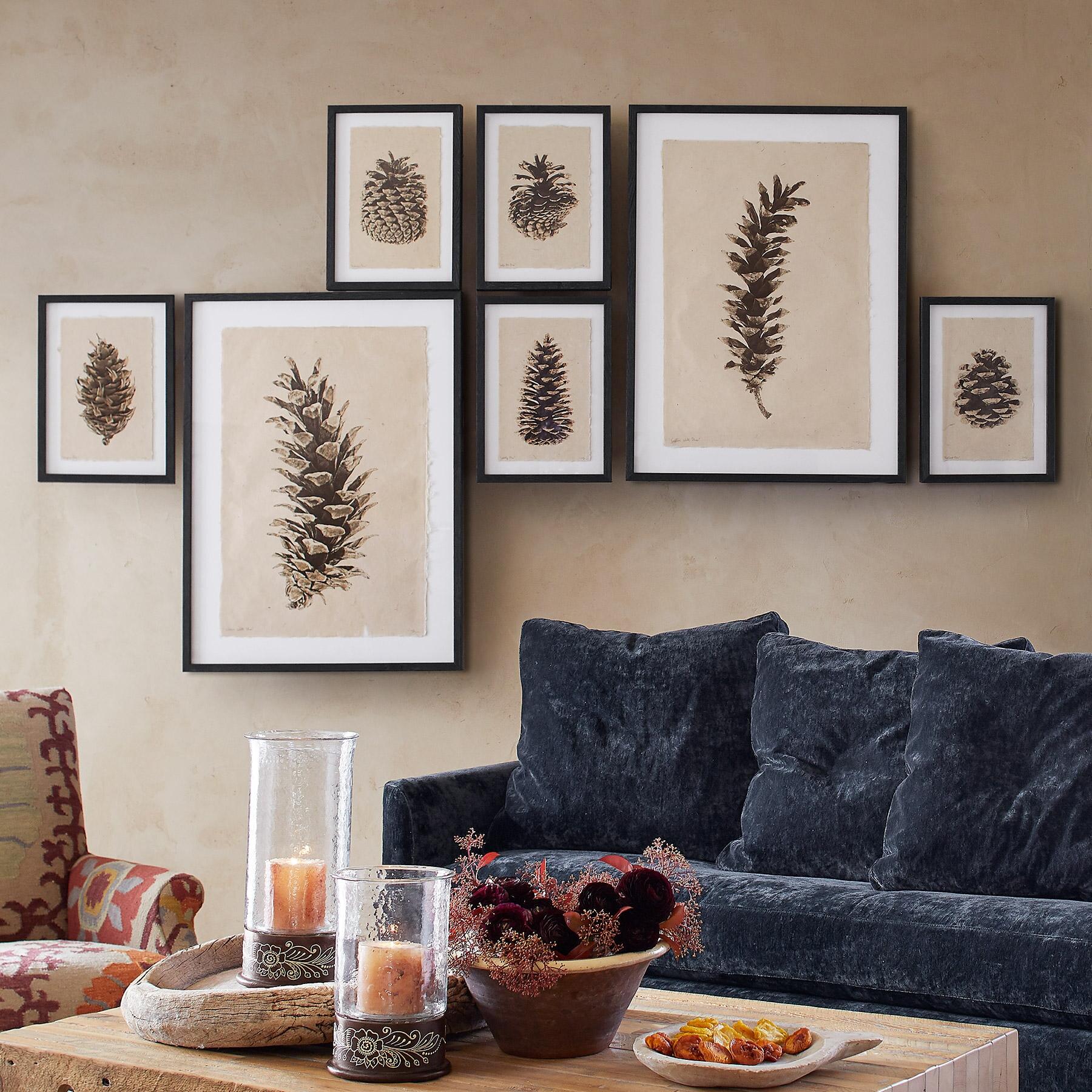 Pinecone Studies Print - Sundance Living