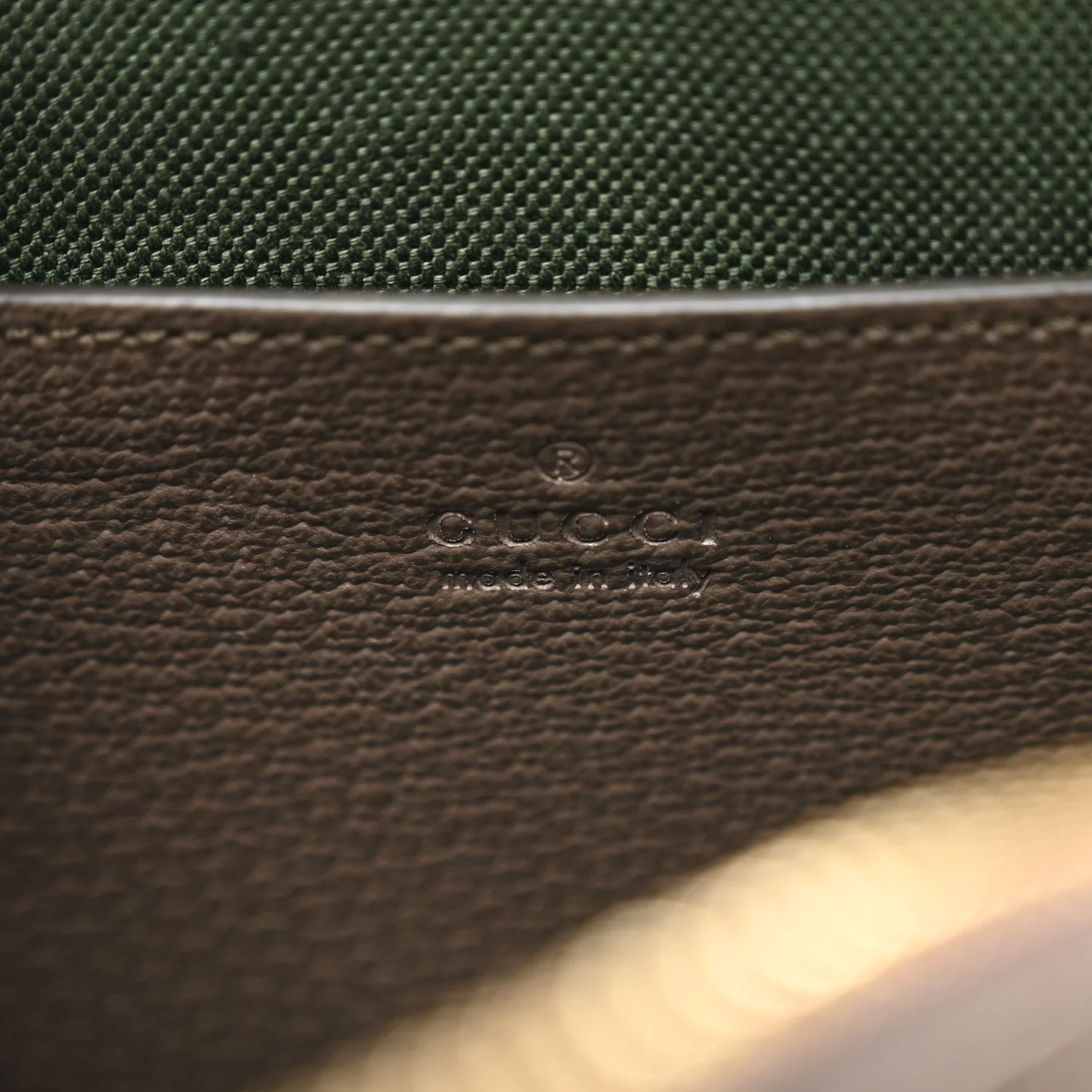 GG Supreme Monogram Textured Dollar Calfskin Web Mini Ophidia Top Handle Bag Beige Ebony New Acero - Top Club