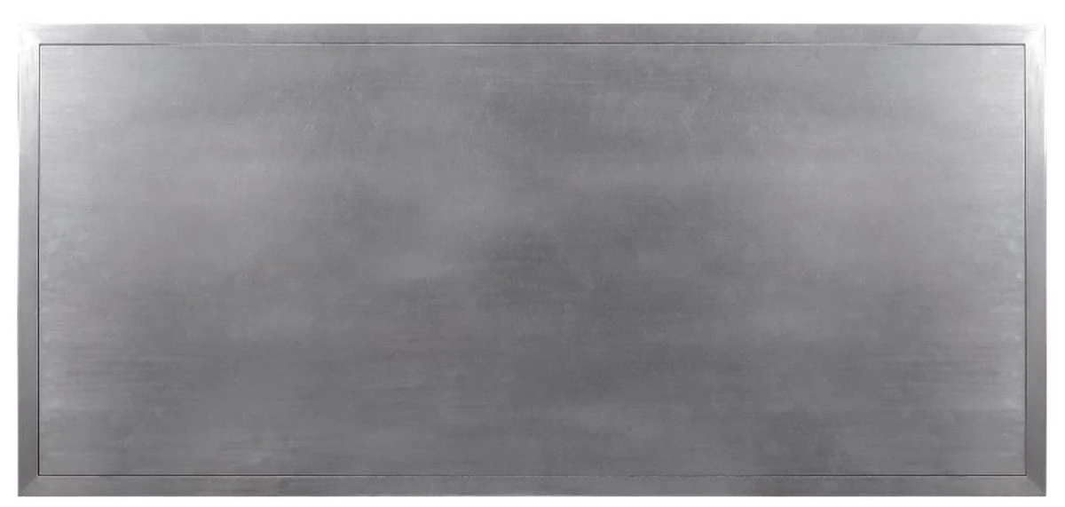 Luxury Art Deco dining table black / silver 240 x 110 x H. 78 cm - Elegant dining room table - Art Deco dining room furniture