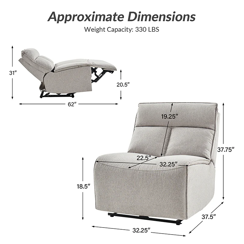 Justo 32" Wide Power Recliner