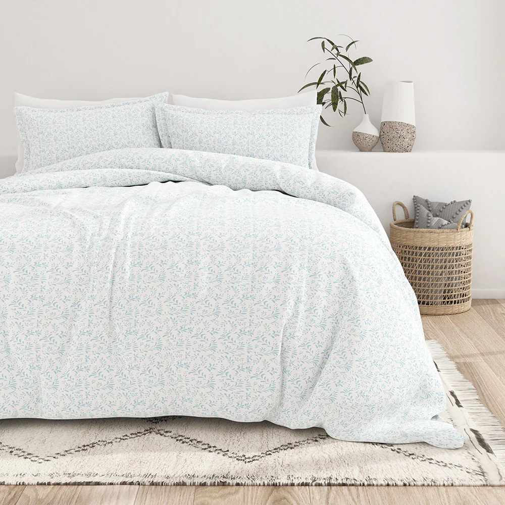 Burst of Vines Pattern 3-Piece Duvet Cover Set (Sale)