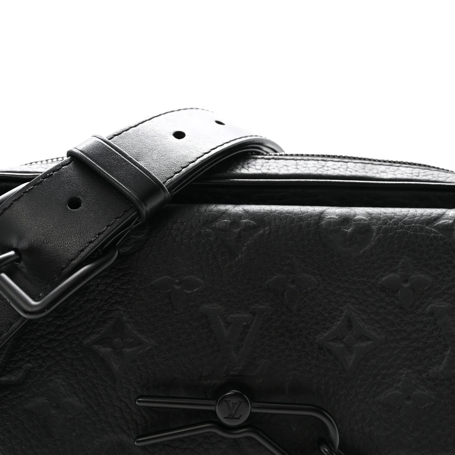 Taurillon Monogram Steamer Messenger Black - Top Club