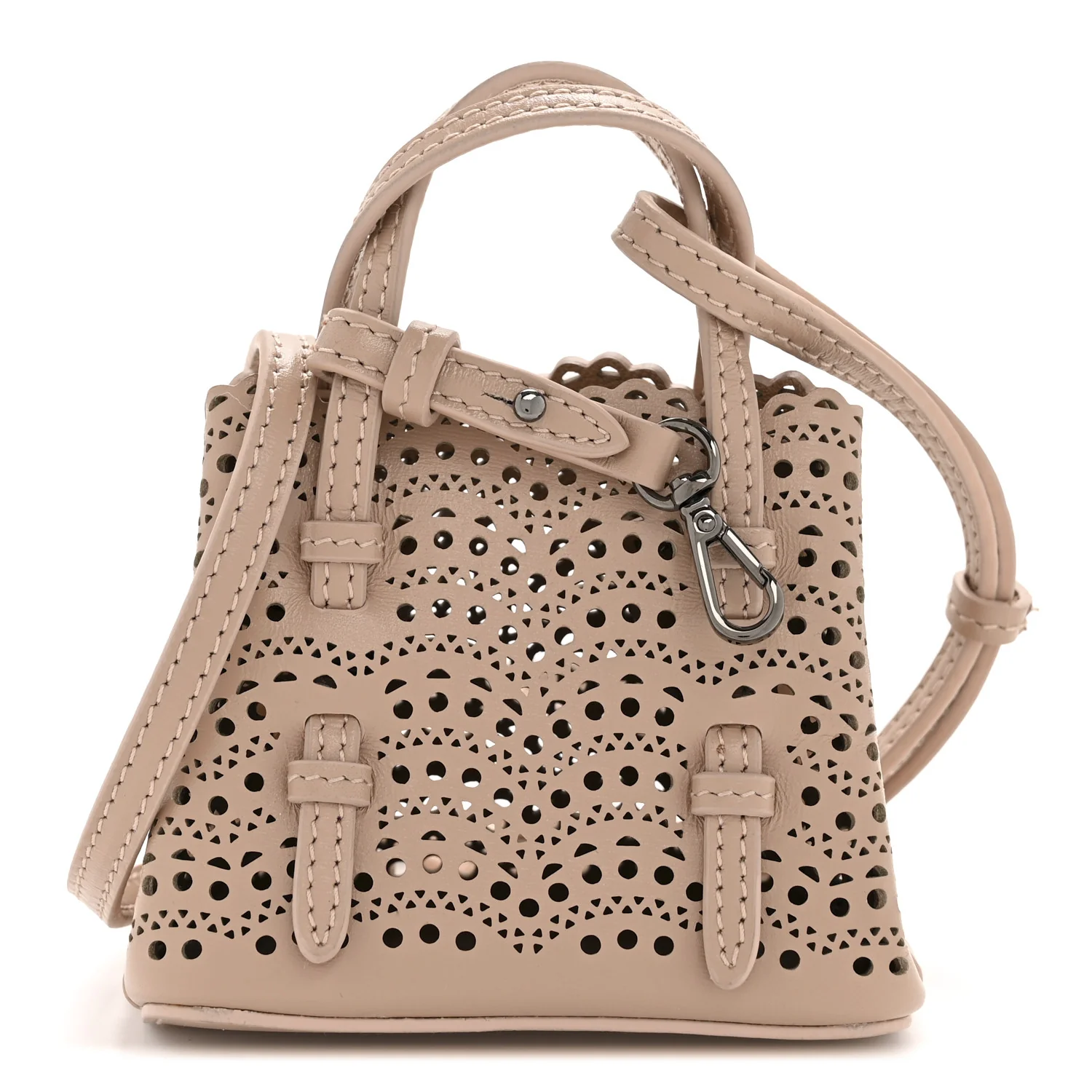 Calfskin Vienne Wave Mini Mina Bag Sable - Top Club