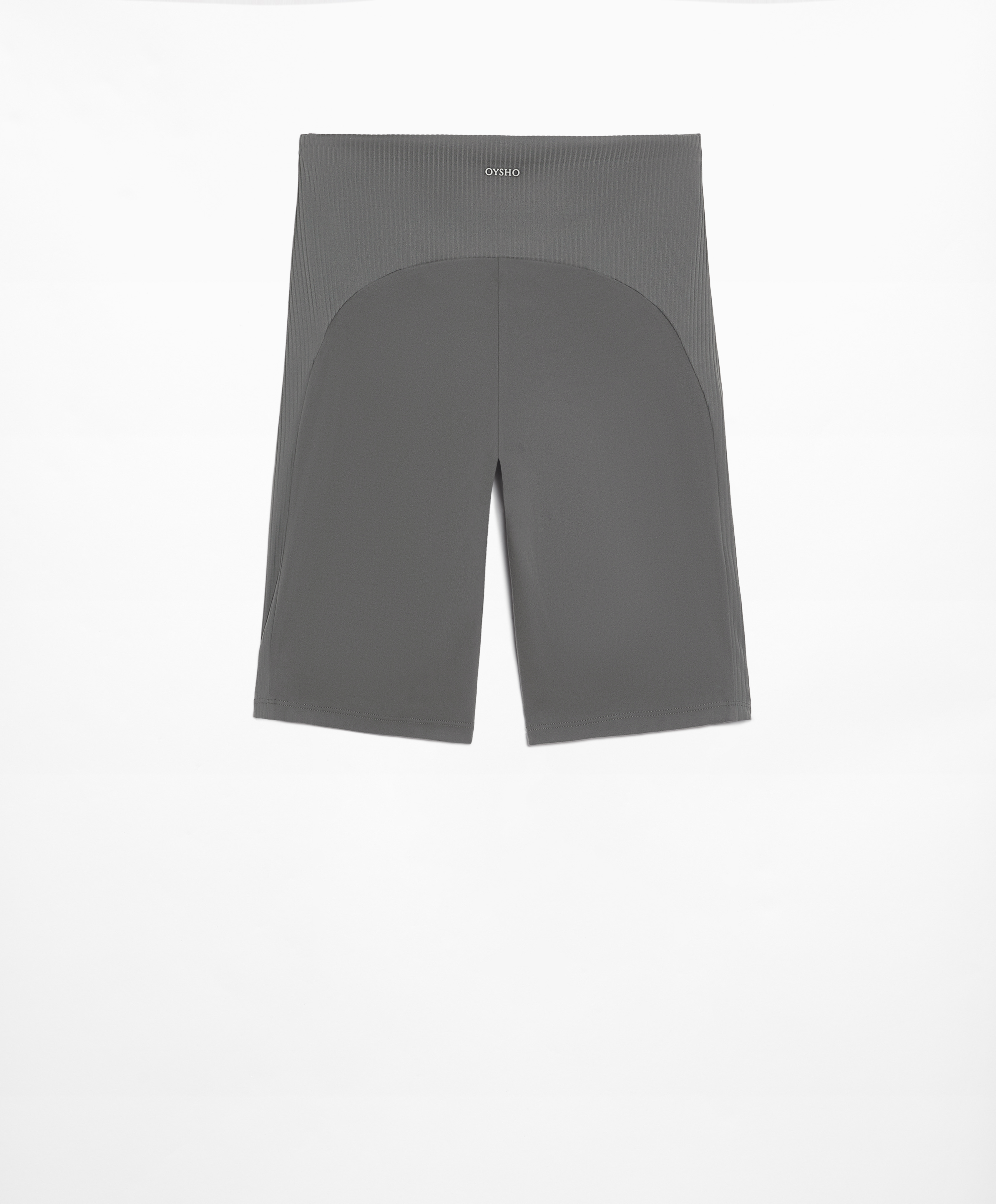 OYSHO Comfortlux high-rise rib 20 cm cycle leggings
