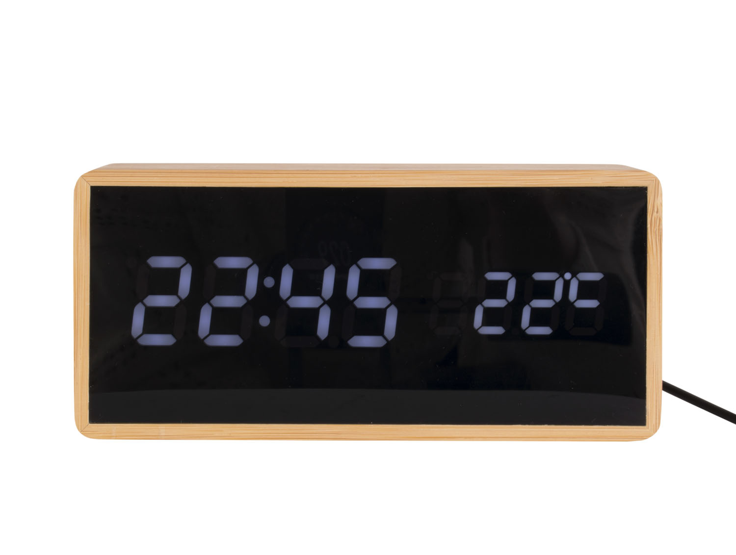 Alarm clock Tube bamboo