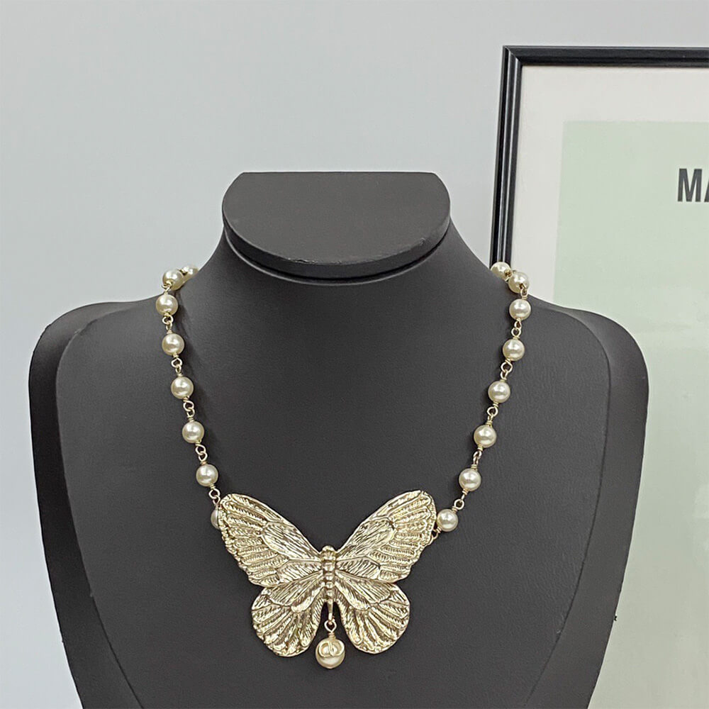 DIOR PEARL NECKLACE - Top Club