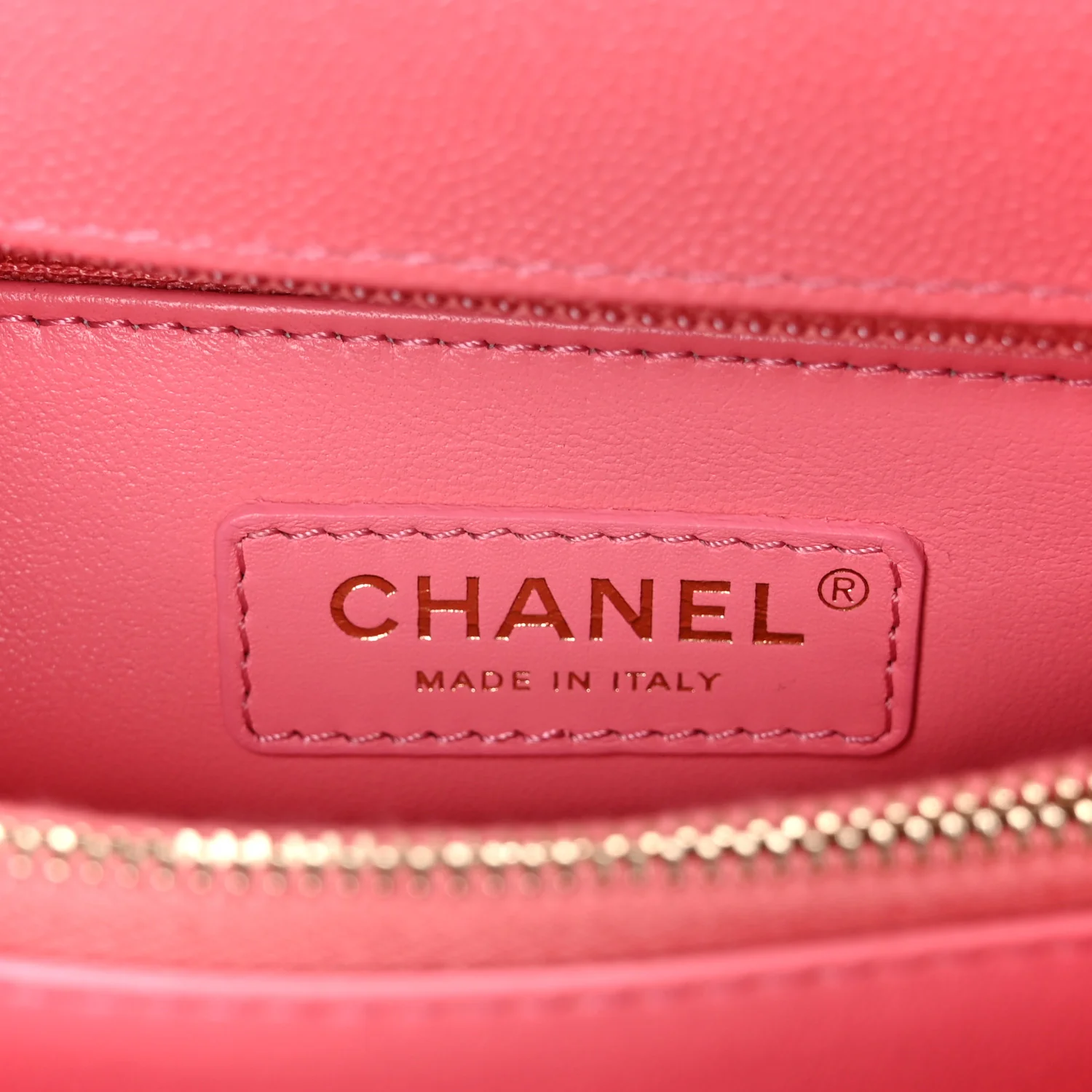Caviar Quilted Small Coco Handle Flap Pink - Top Club
