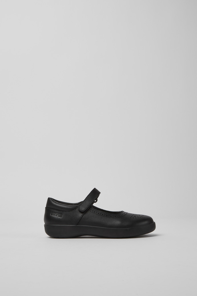 Spiral Comet Black Leather Shoes