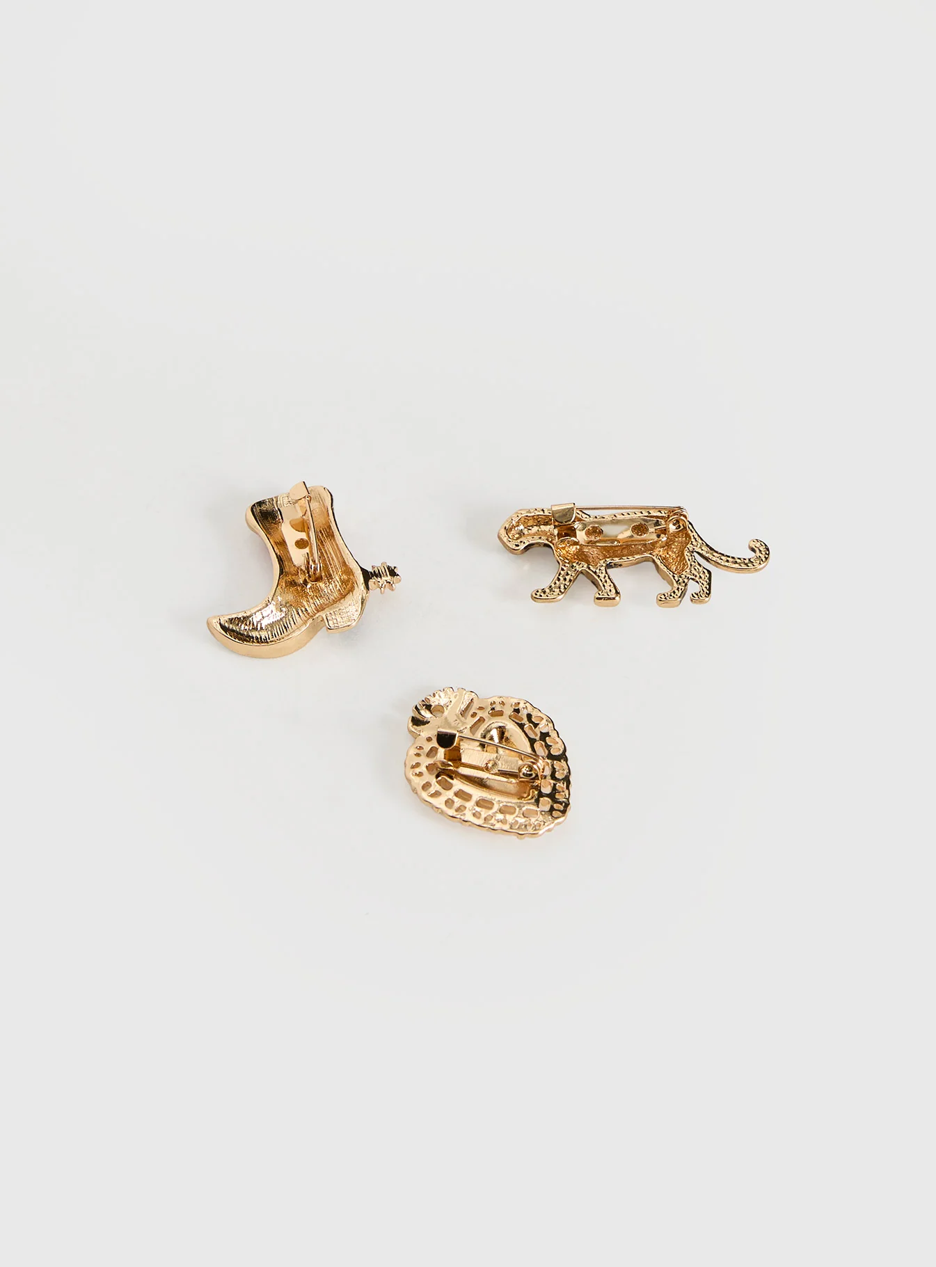 Zaylina Heart Hat Charms Gold