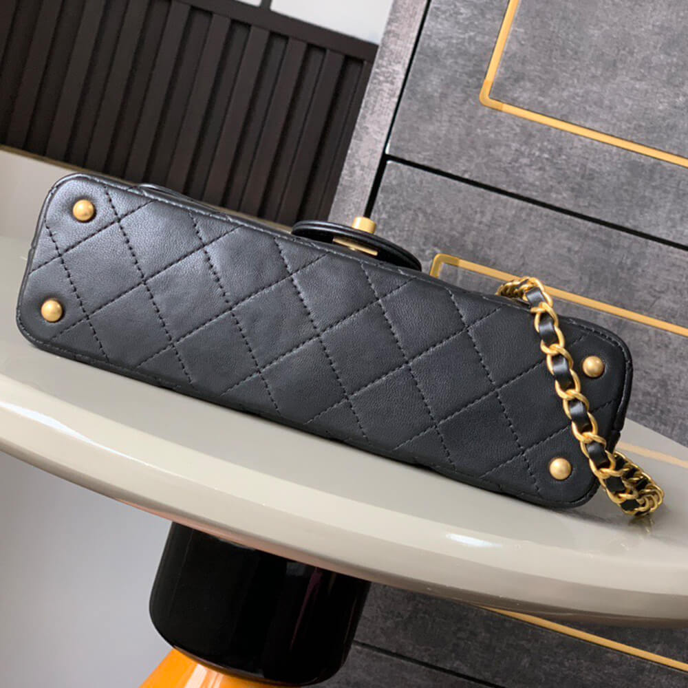 CHANEL Mini Flap Bag with Top Handle(HIGH-END GRADE) - Top Club