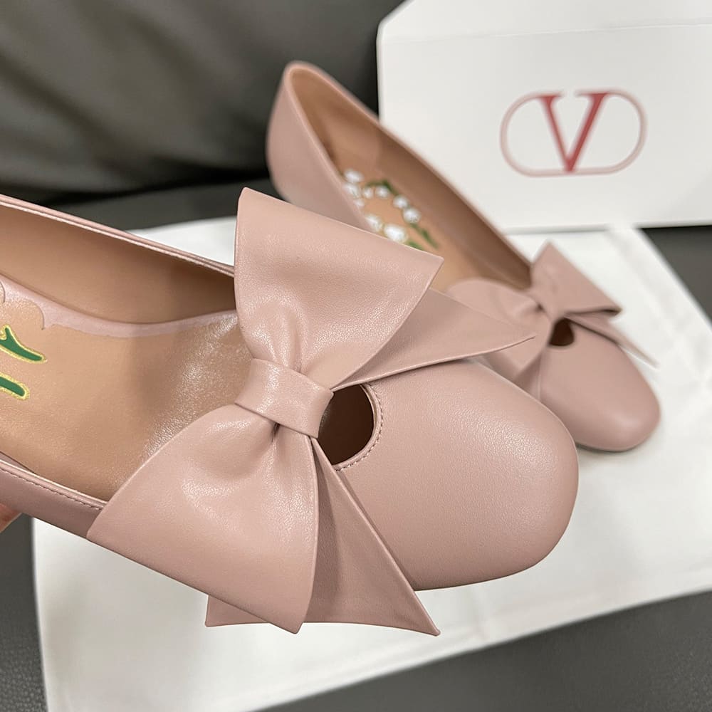 VALENTINO BOWOW sheepskin high heels (heel height 4.5 cm) - Top Club