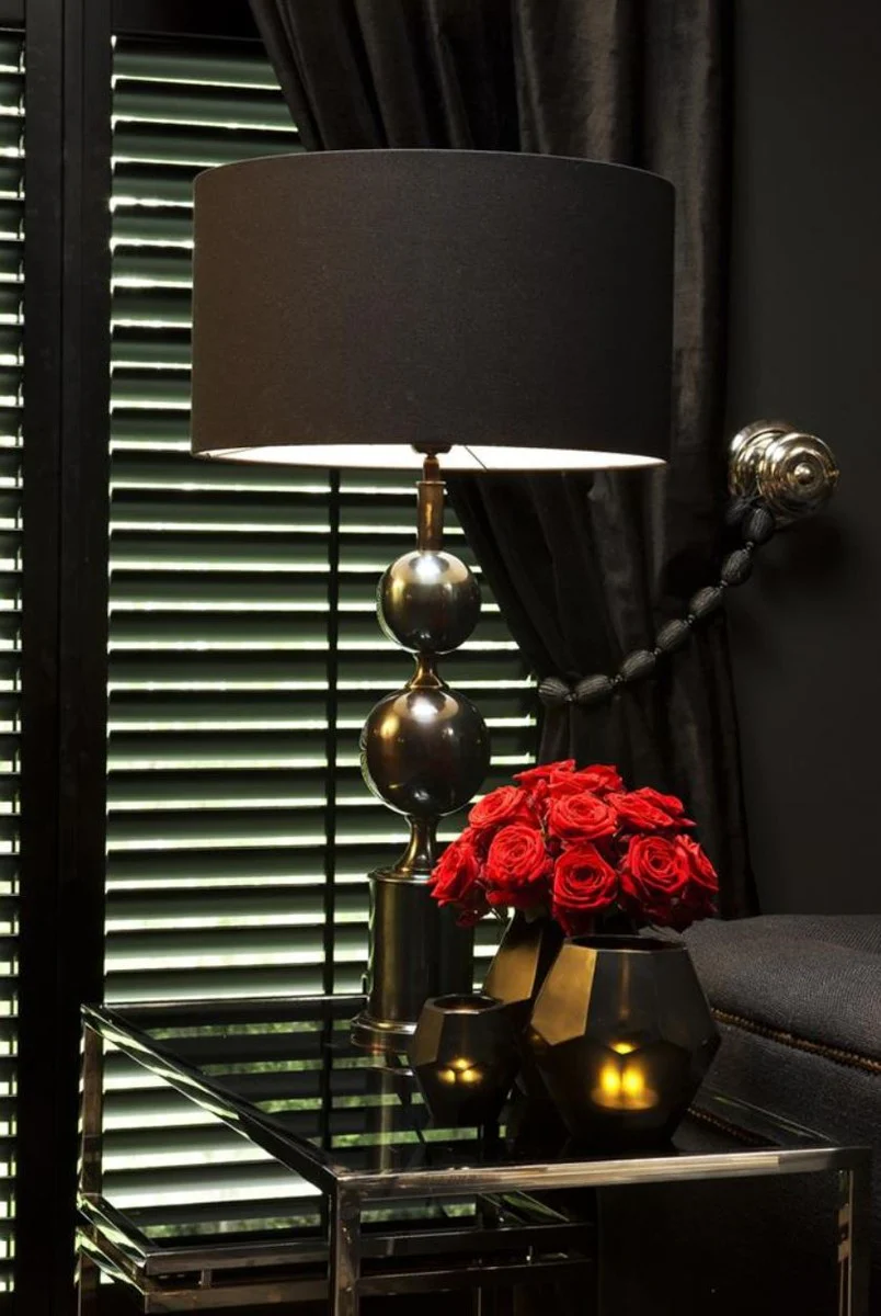 Tealight holder set black 17 x H. 16 cm - luxury quality