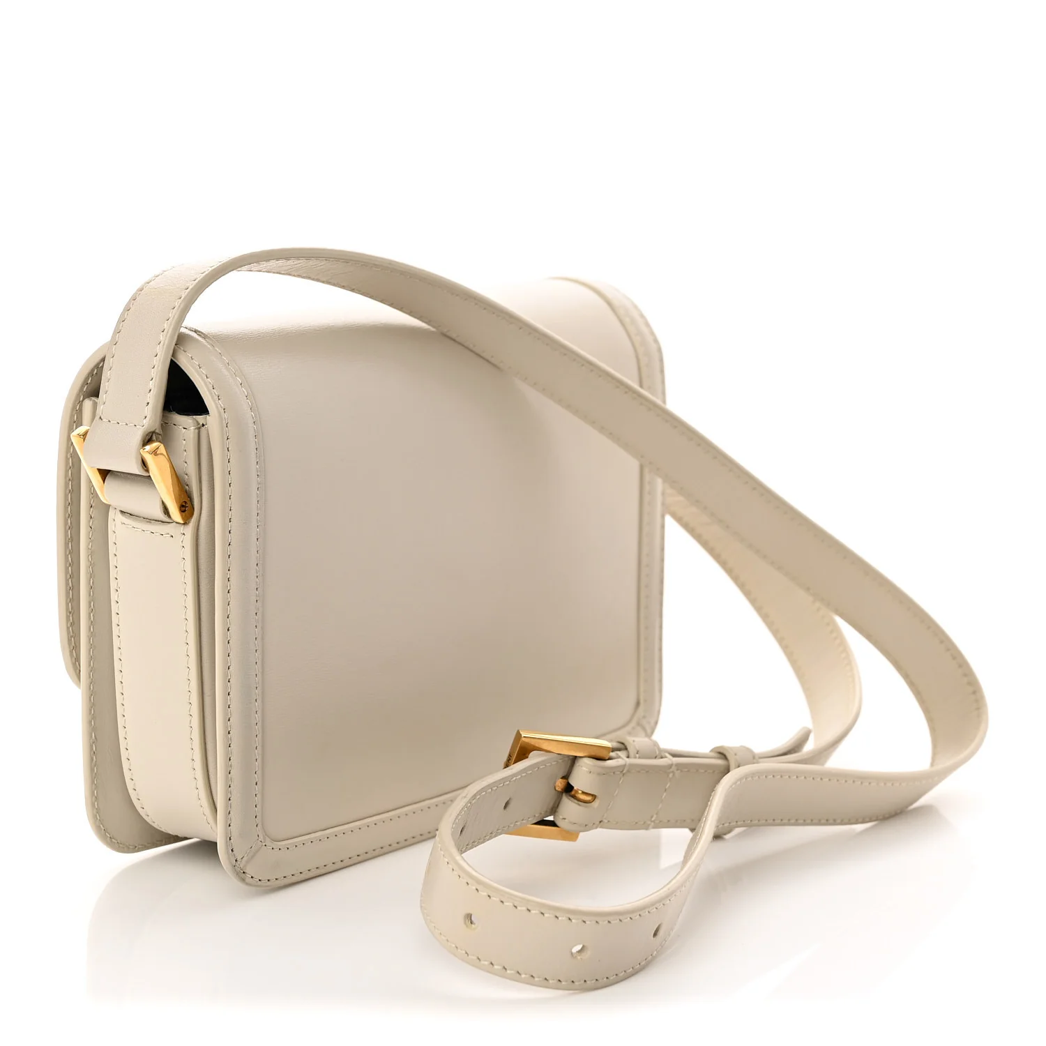 Smooth Calfskin Small Solferino Satchel Ivory - Top Club