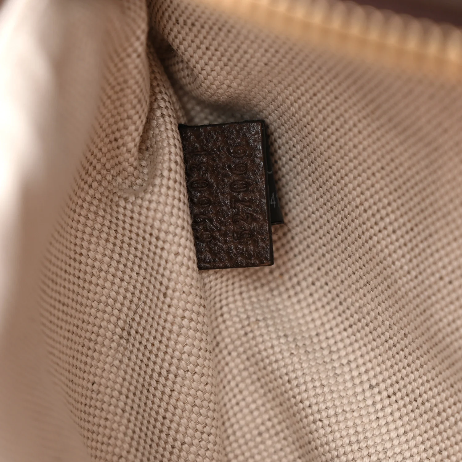 Monogram Jumbo GG Textured Dollar Calfskin Web Belt Bag Camel Ebony New Acero - Top Club