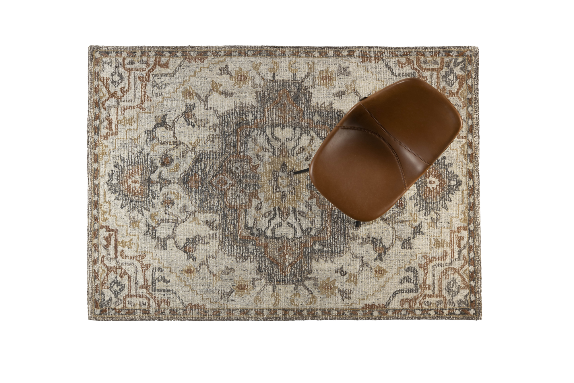 Vloerkleed Amori 160x230 grijs/bruin