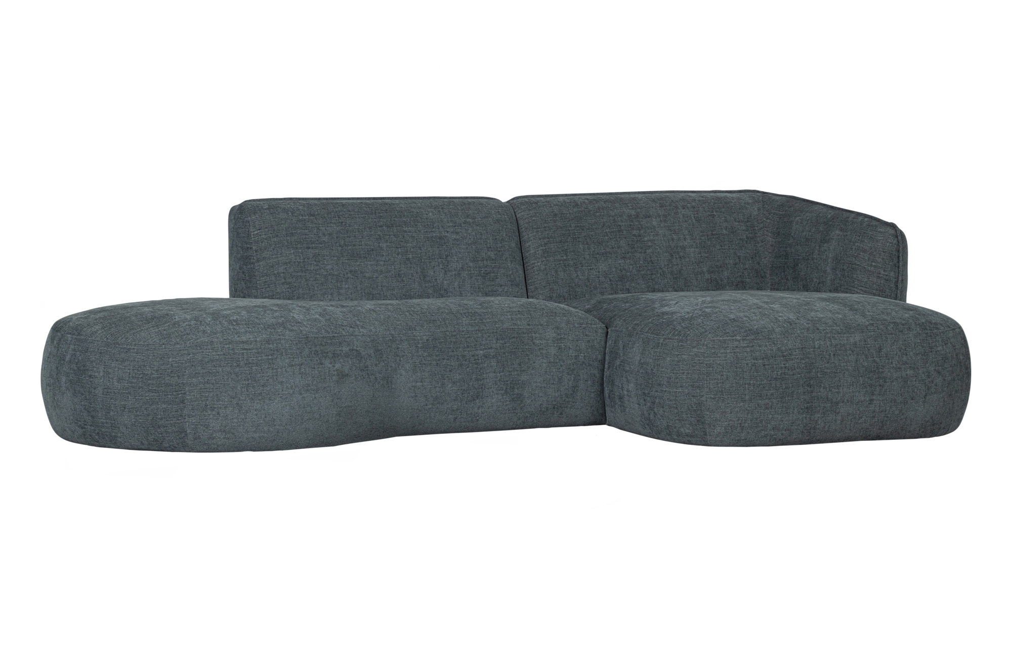 WOOOD Exclusive chaise longue Polly rechts Polly chaise longue rechts - Blauw/Groen