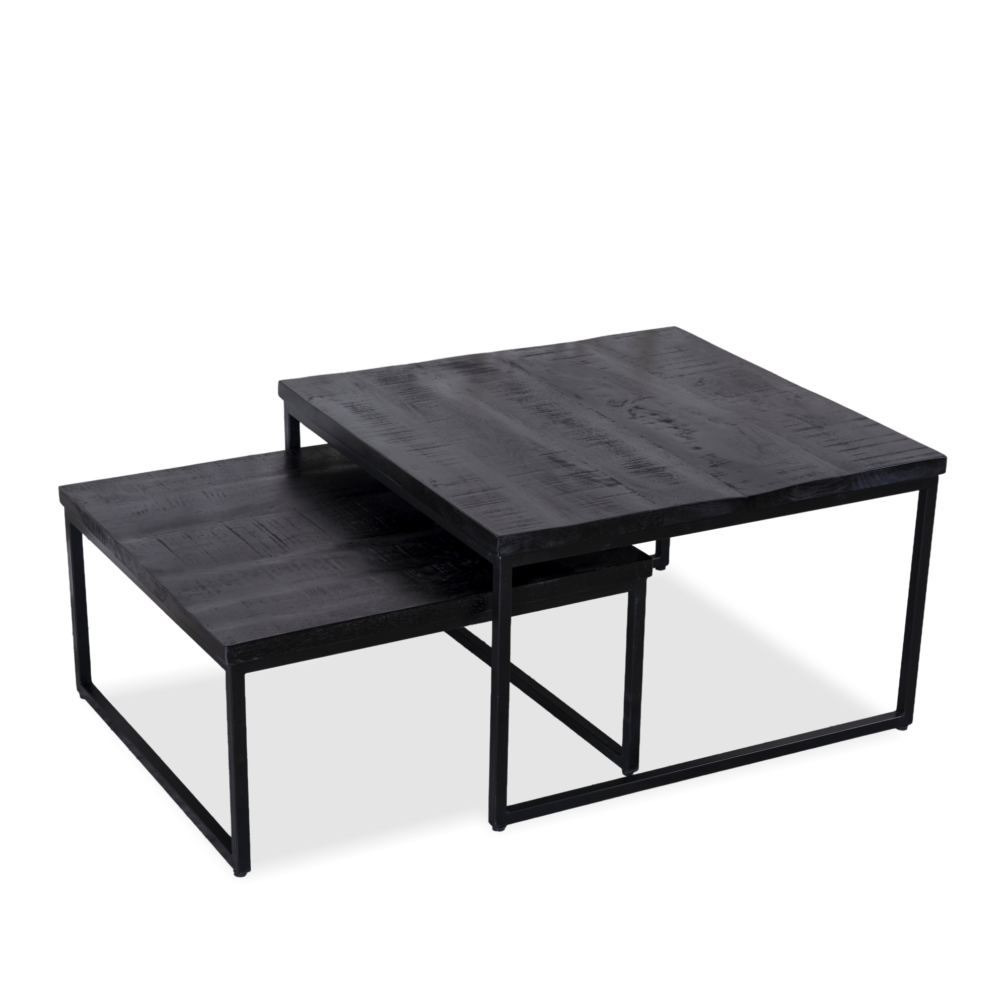 Salontafel Bram zwart - set van 2