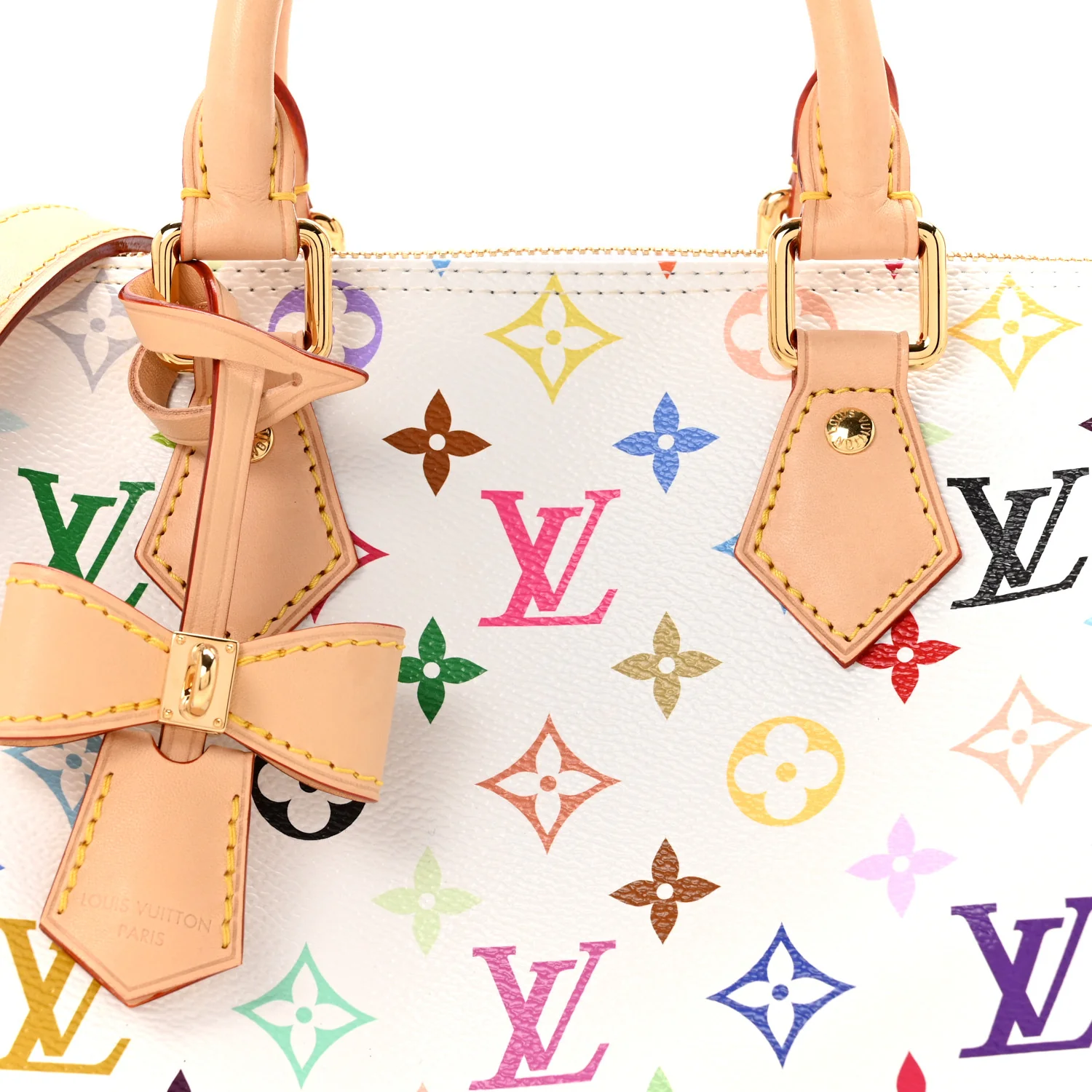 LV X TM Monogram Multicolor Speedy Bandouliere 25 White - Top Club