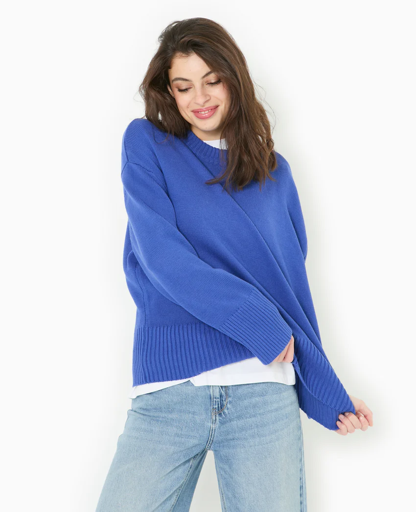 Pimkie Pull oversize avec grands bord-côtes