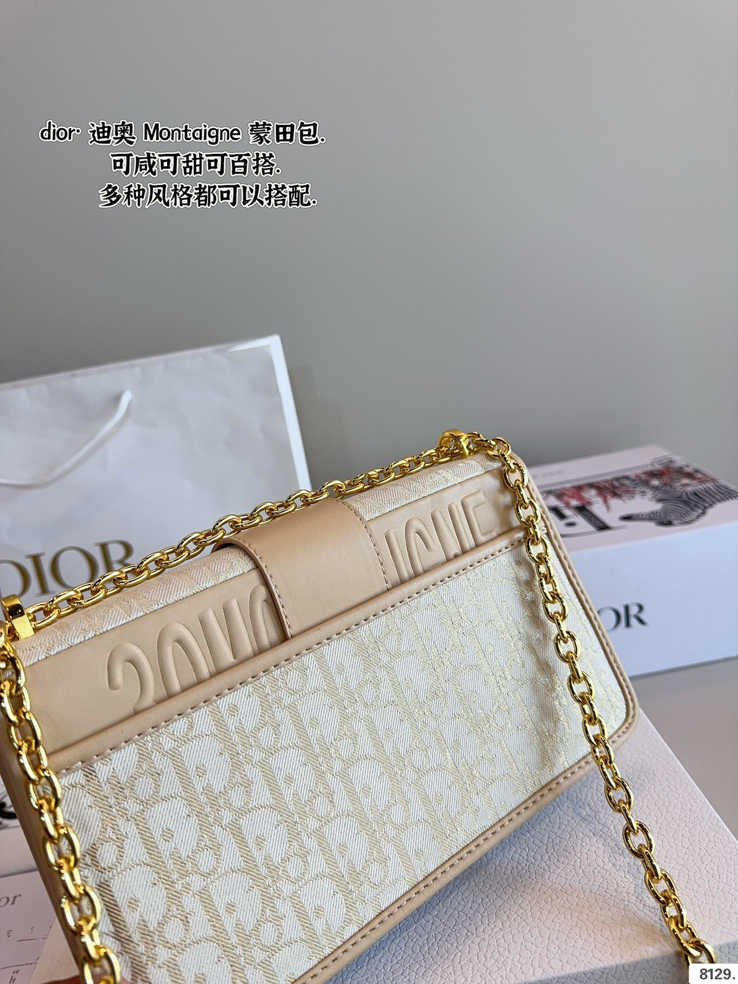 D new arrival Montaigne bag size: 25/21cm - Top Club