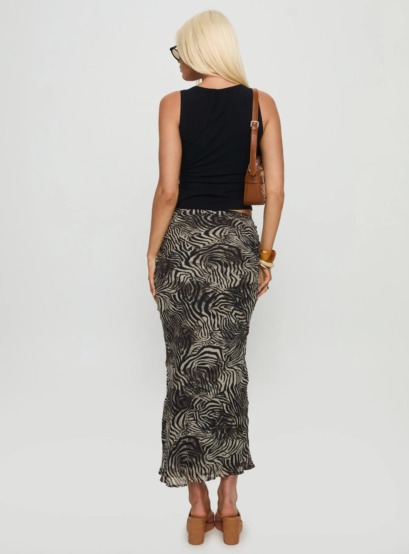 Kathrynne Maxi Skirt Animal