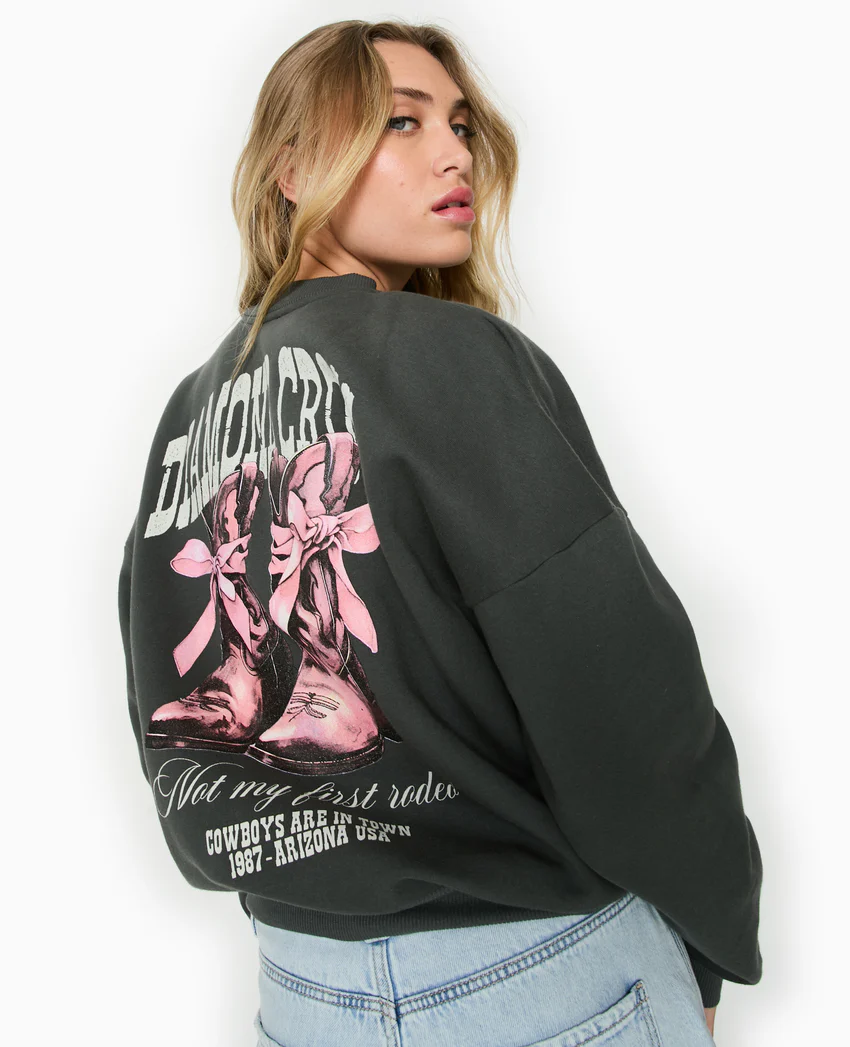 Pimkie Sweat col rond avec print poitrine et dos