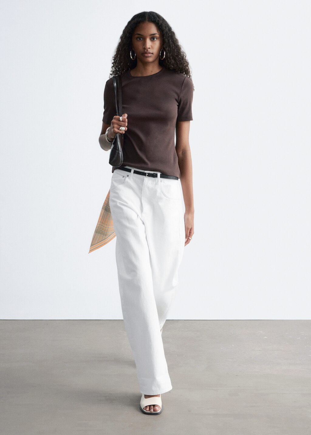 & Other Stories RIBBED T-SHIRT