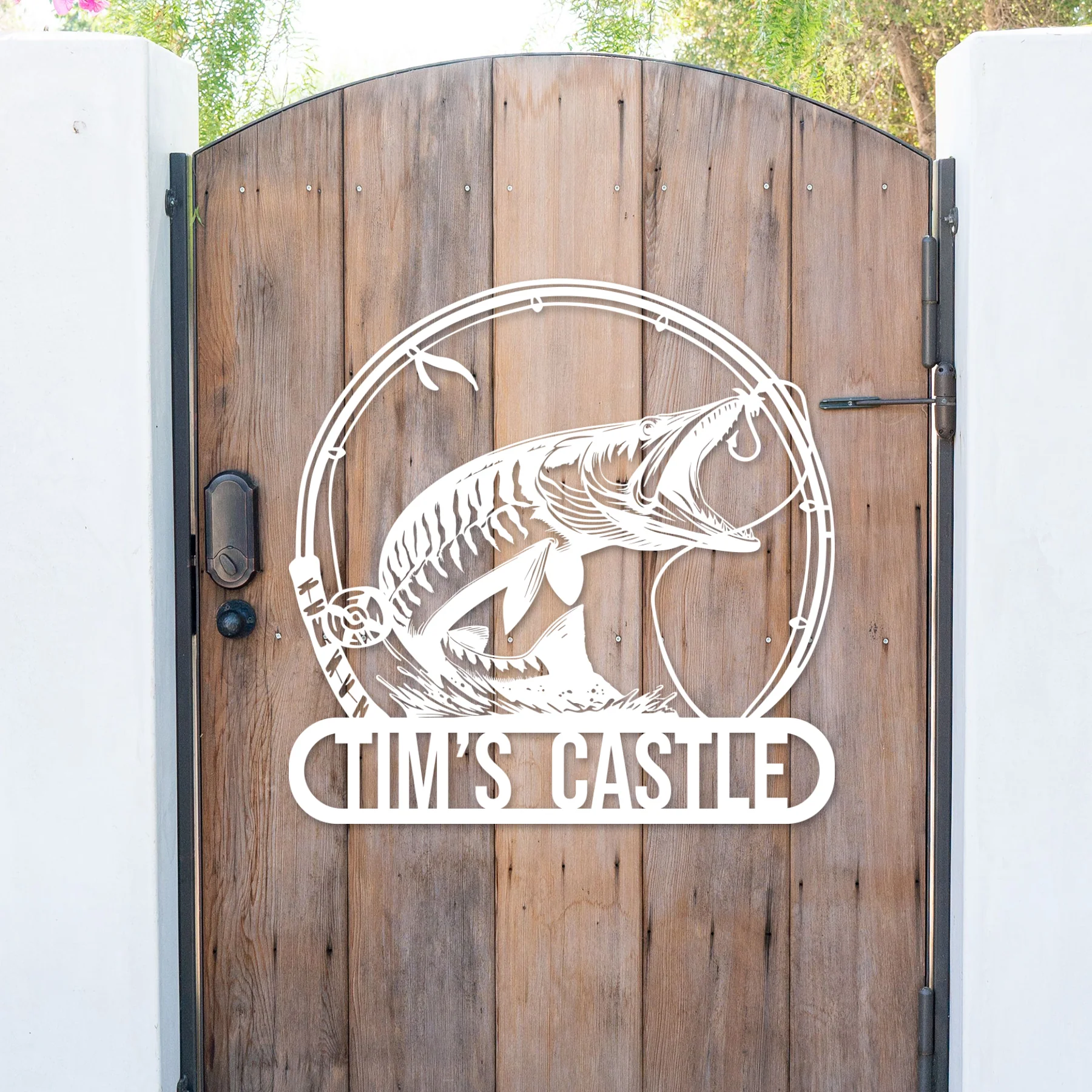 Custom Musky Fish Metal Wall Decor - Alvarez Pro Painting LLC