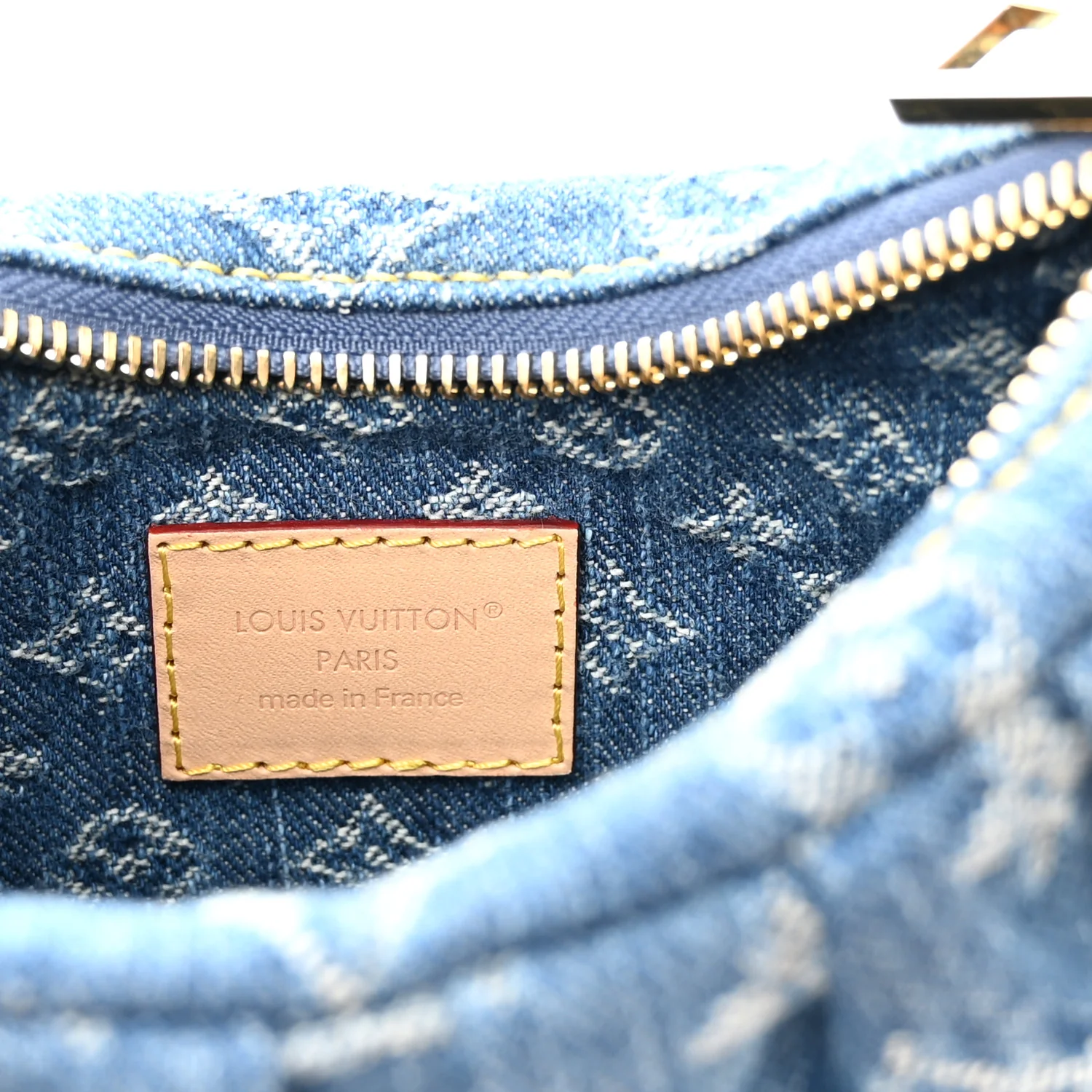 Monogram Denim Pochette Valley Blue - Top Club