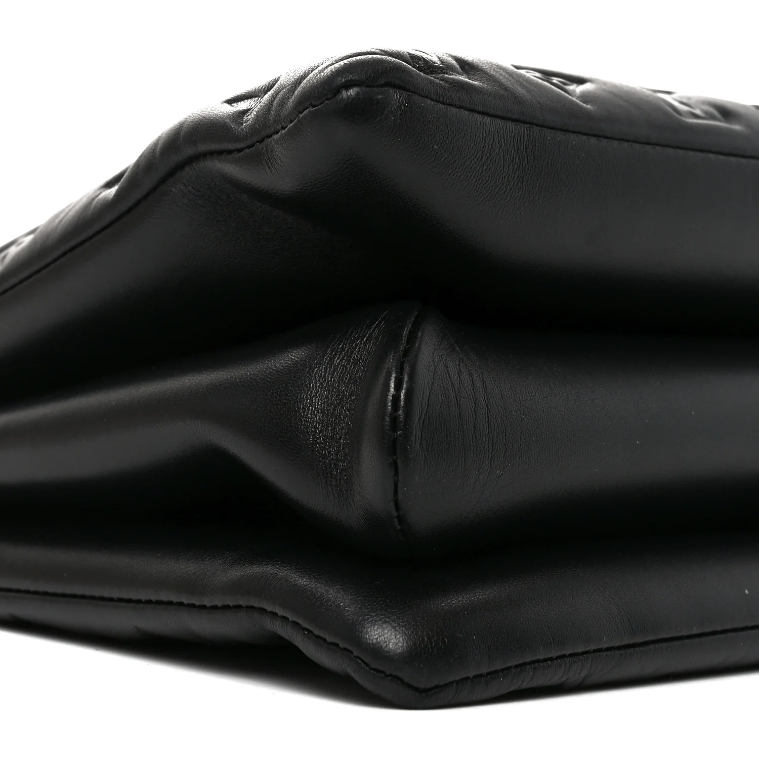Lambskin Embossed Monogram Coussin MM Black - Top Club