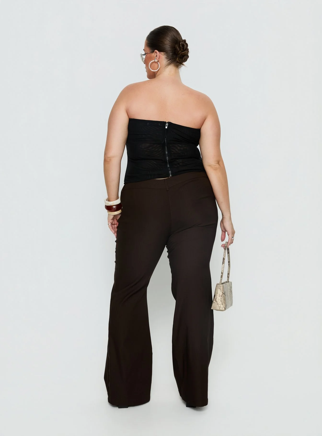 Kinkirk Flared Pants Chocolate Curve