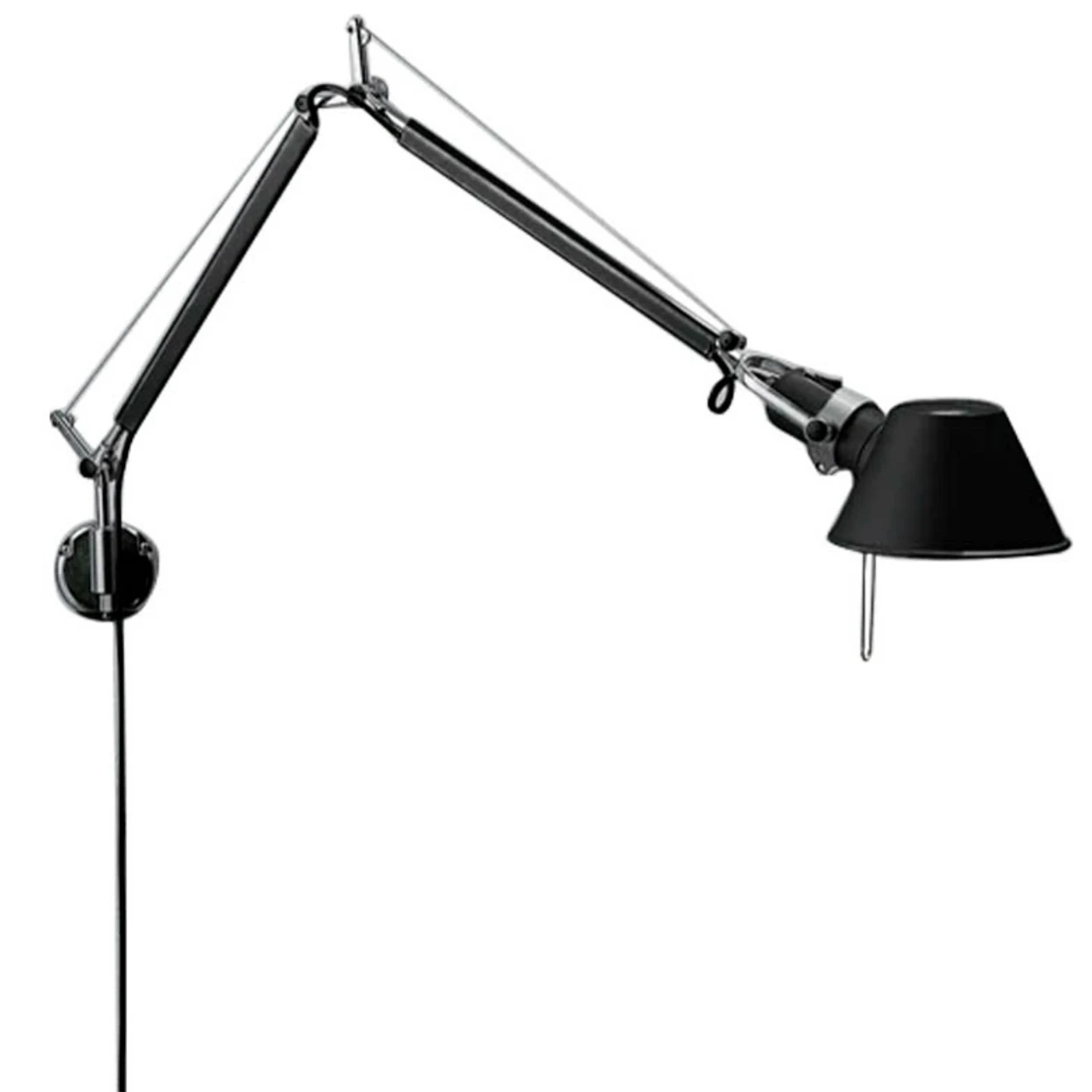 Wandlamp Tolomeo Parete zwart