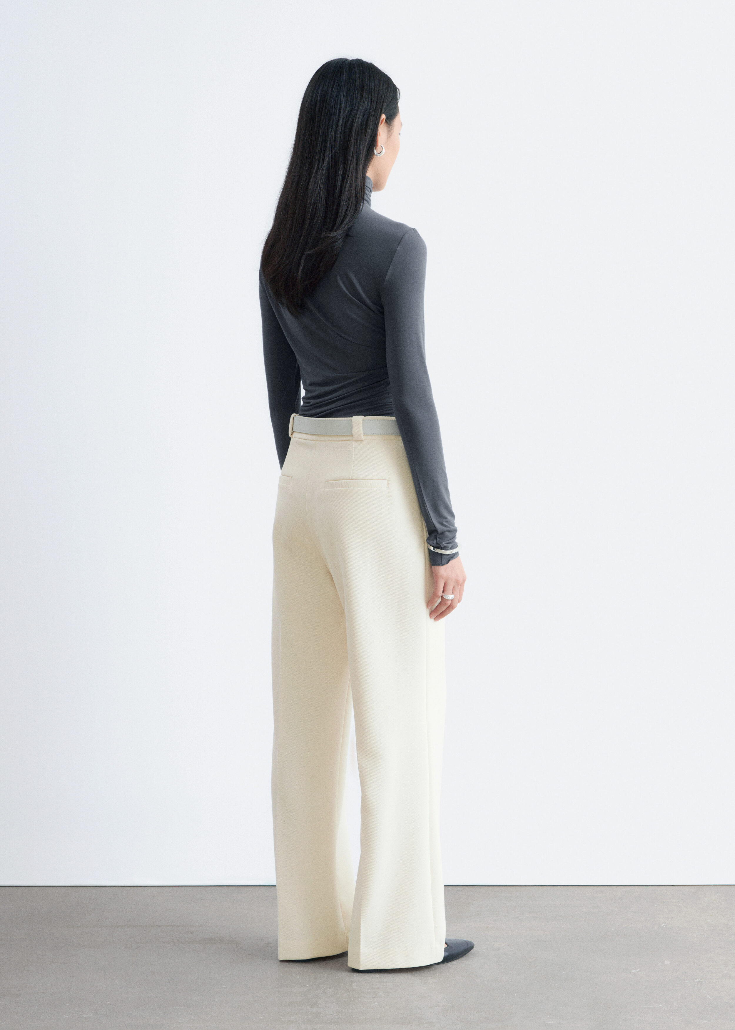 & Other Stories STRAIGHT PRESS-CREASE TROUSERS