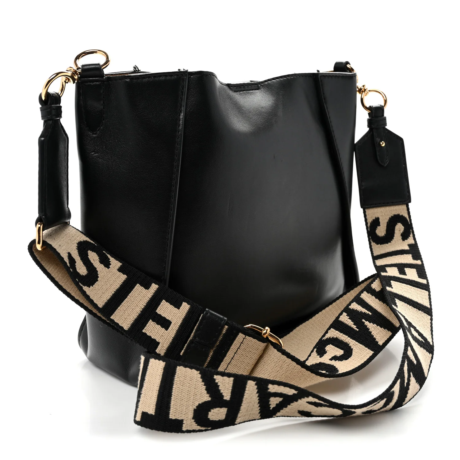 Eco Alter Nappa Perforated Logo Mini Crossbody Black - Top Club