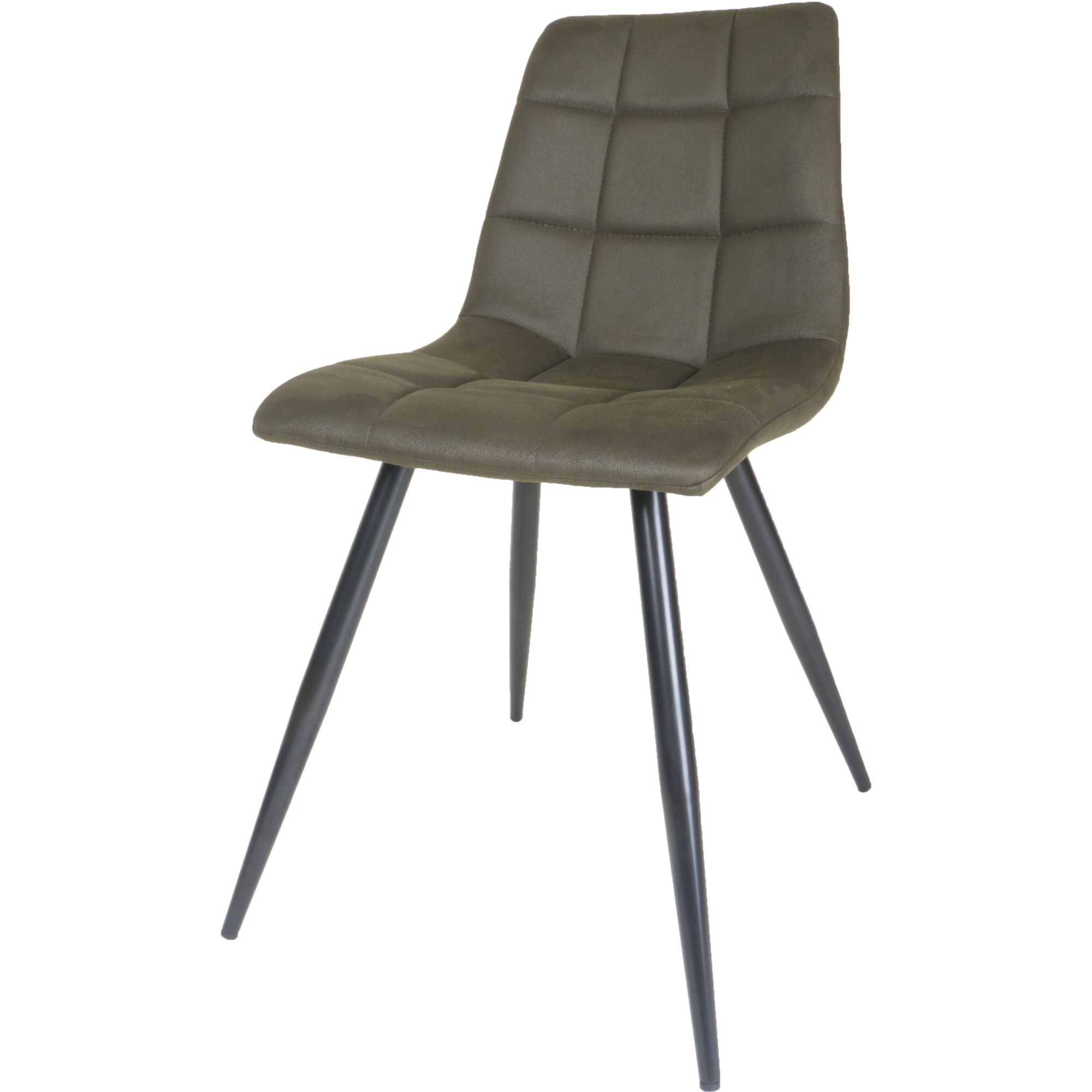 Eetkamerstoel Galgary - Microvezel Army Green