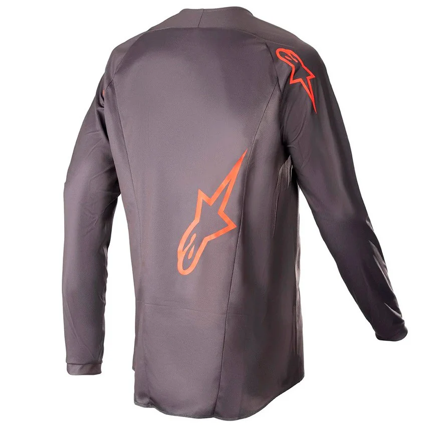 ALPINESTARS FLUID LURV 23 GRAY / RED T-SHIRT