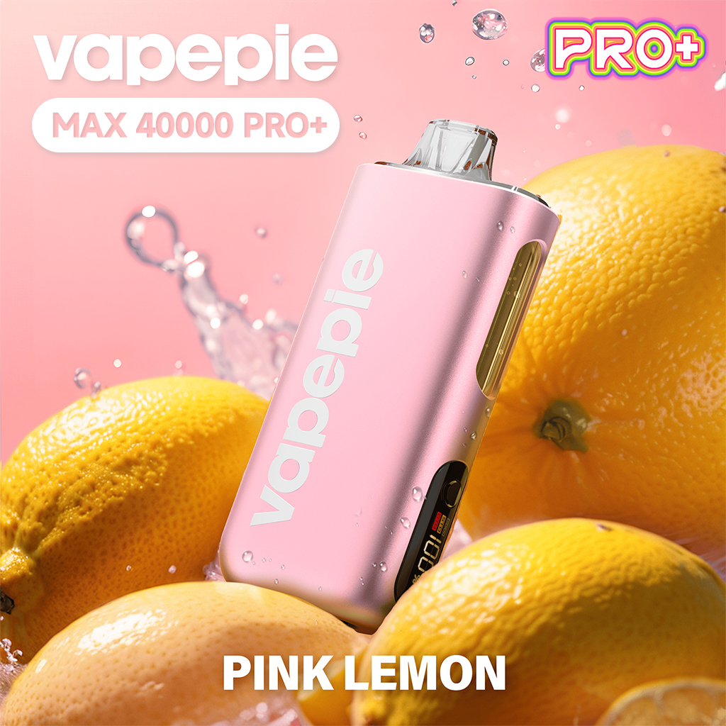 Růžový citron- ✨VAPEPIE MAX 40 000 Potahů PRO+