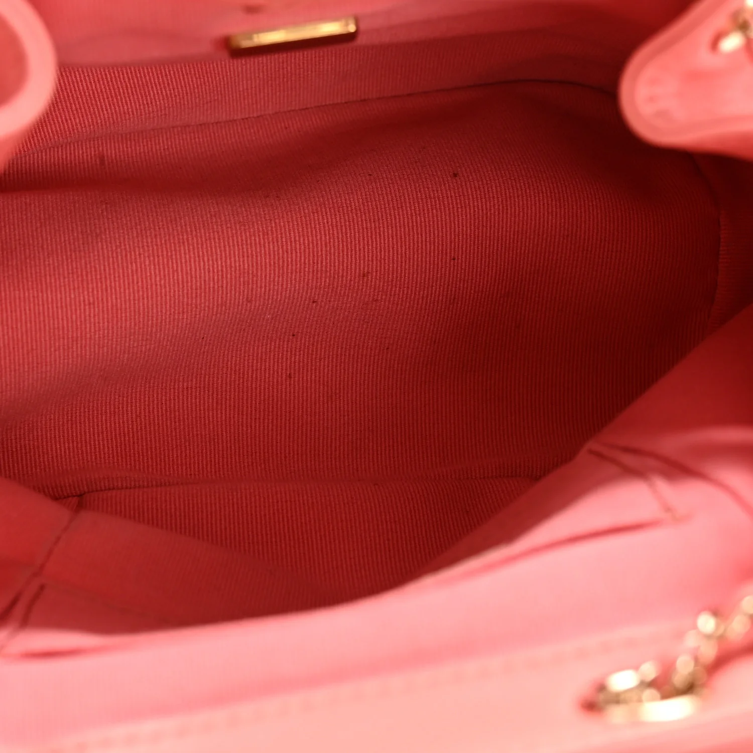 Lambskin Quilted Small Duma Drawstring Backpack Light Pink - Top Club