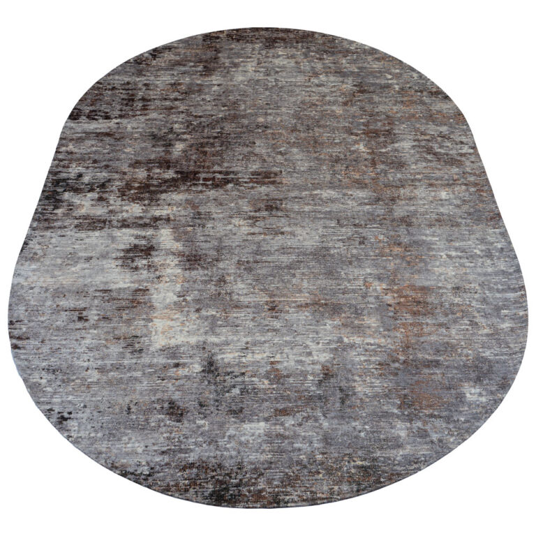 Vloerkleed Yara Brown – Ovaal 200 x 290 cm