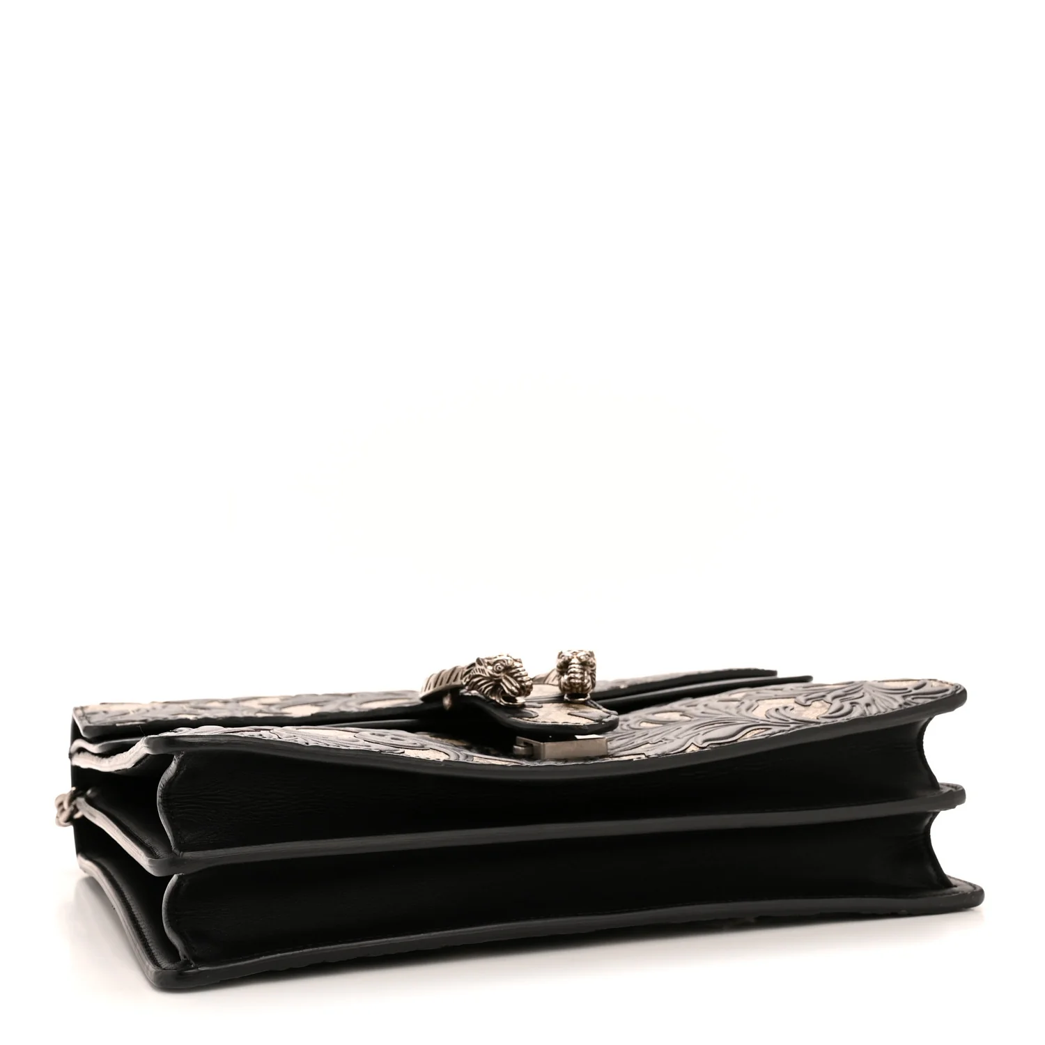GG Supreme Monogram Arabesque Medium Dionysus Shoulder Bag Black - Top Club