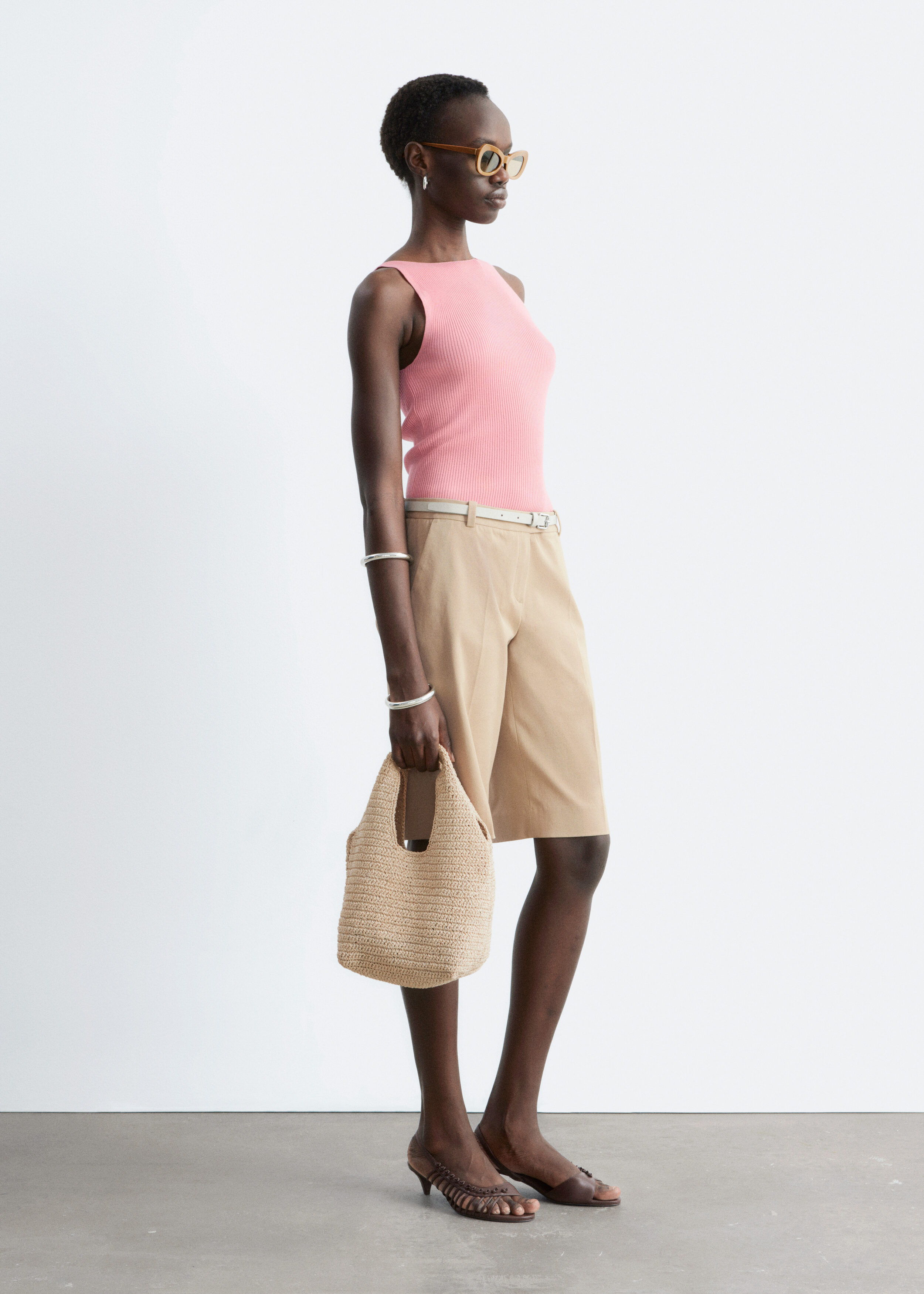 & Other Stories RIB-KNIT TANK TOP