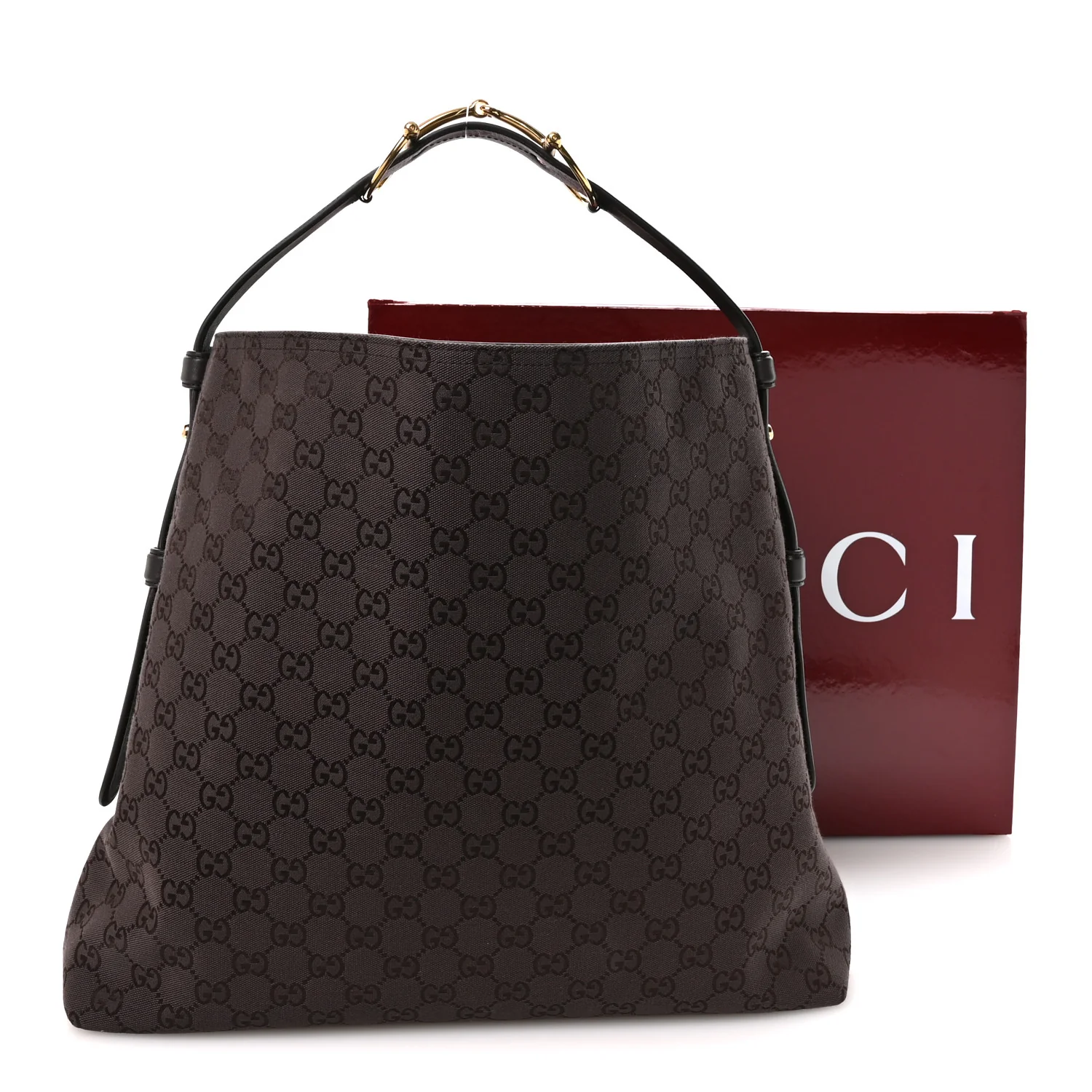 GG Supreme Monogram Large Beatrix Tote Dark Brown - Top Club