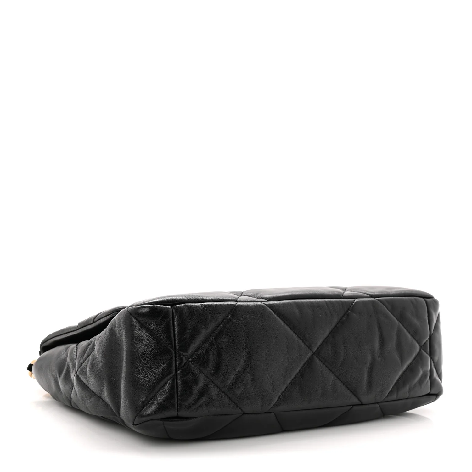Goatskin Quilted Large Chanel 19 Flap Black - Top Club