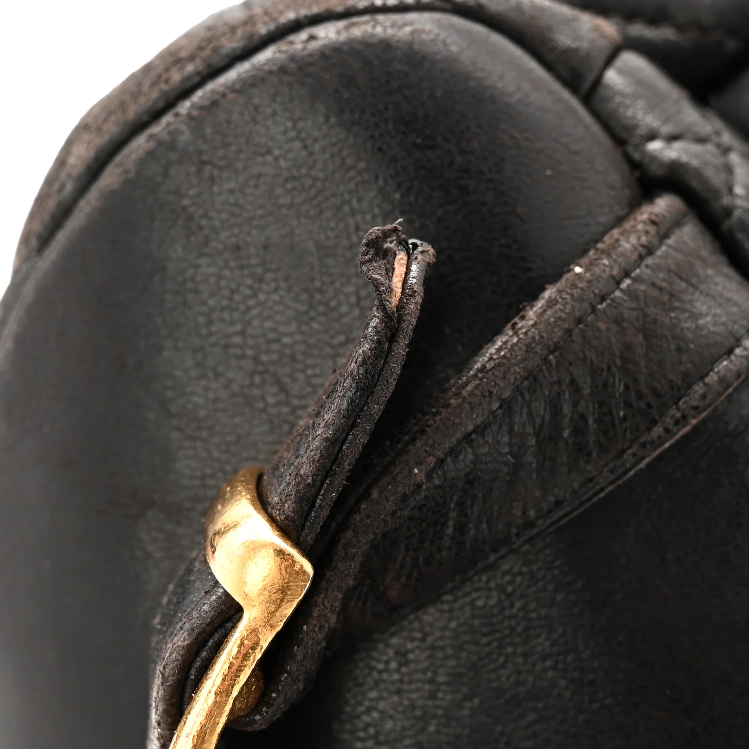 Lambskin Quilted Drawstring Backpack Black - Top Club