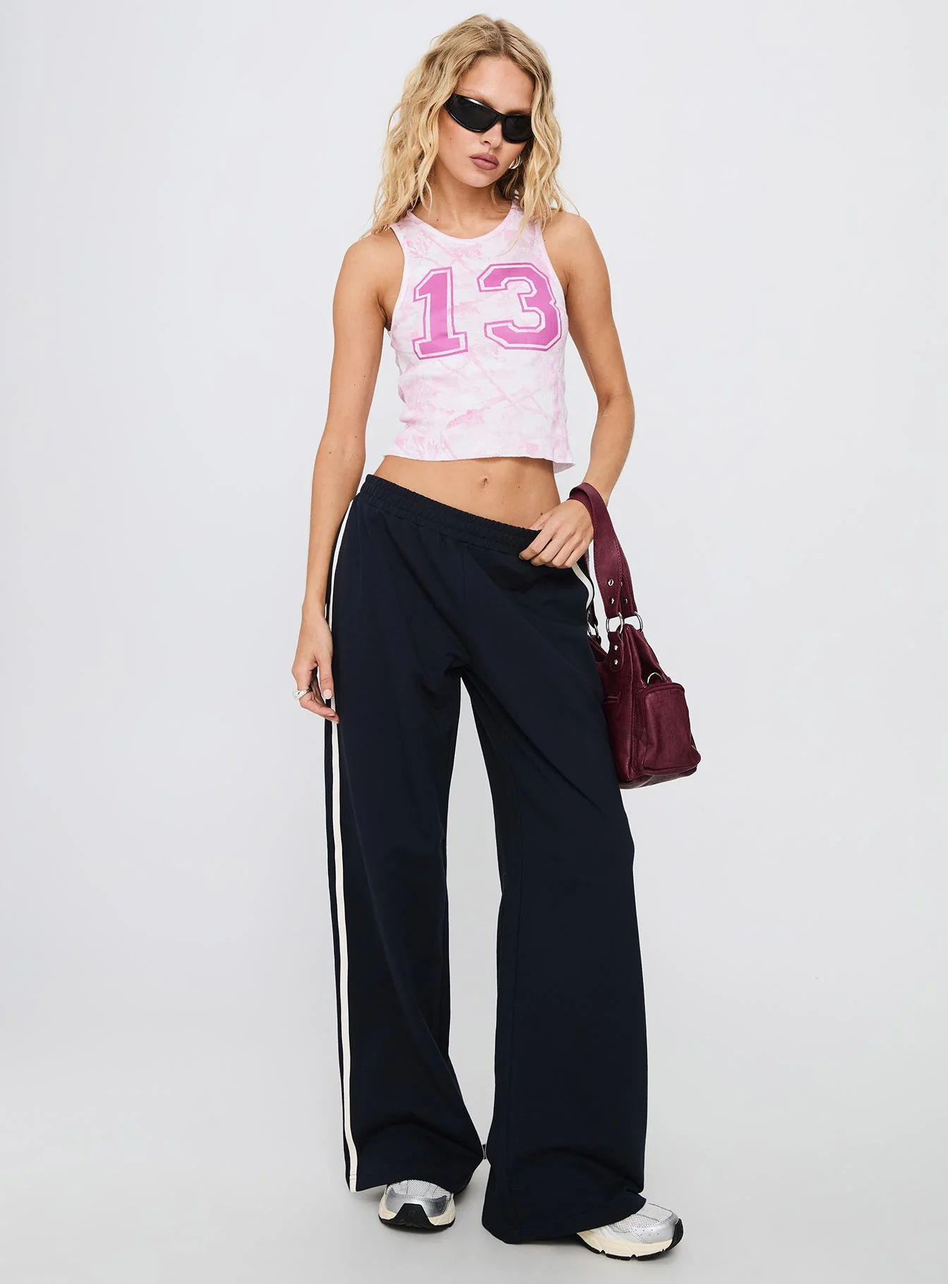 Lucky 13 Graphic Tank Purple