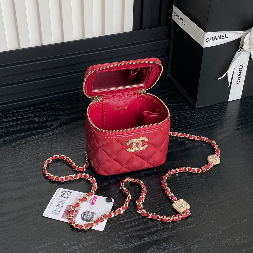 CHANEL Small Vanity with Chain(HIGH-END GRADE) - Top Club