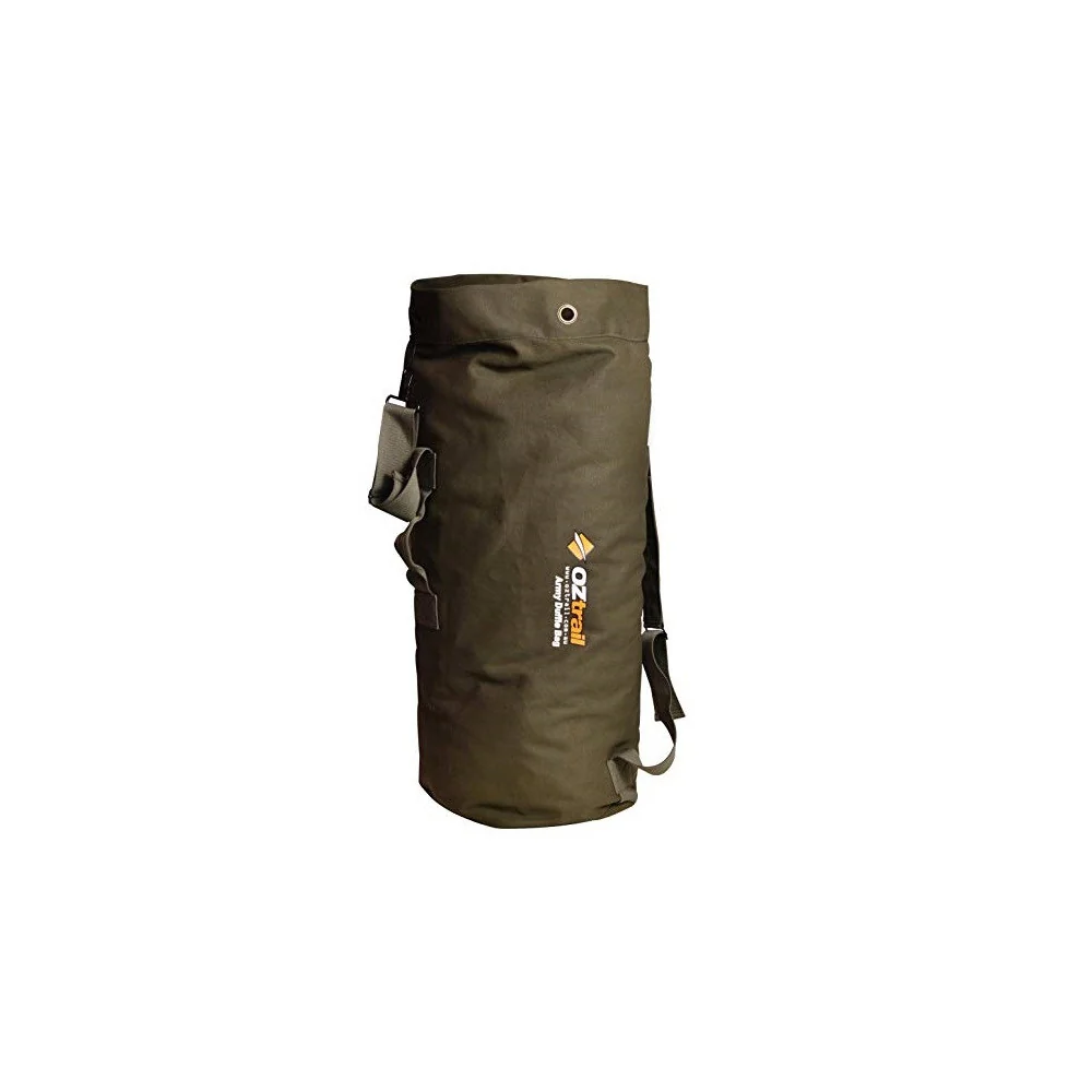 OZtrail CANVAS DUFFLE BAG canvas duffel bag - khaki