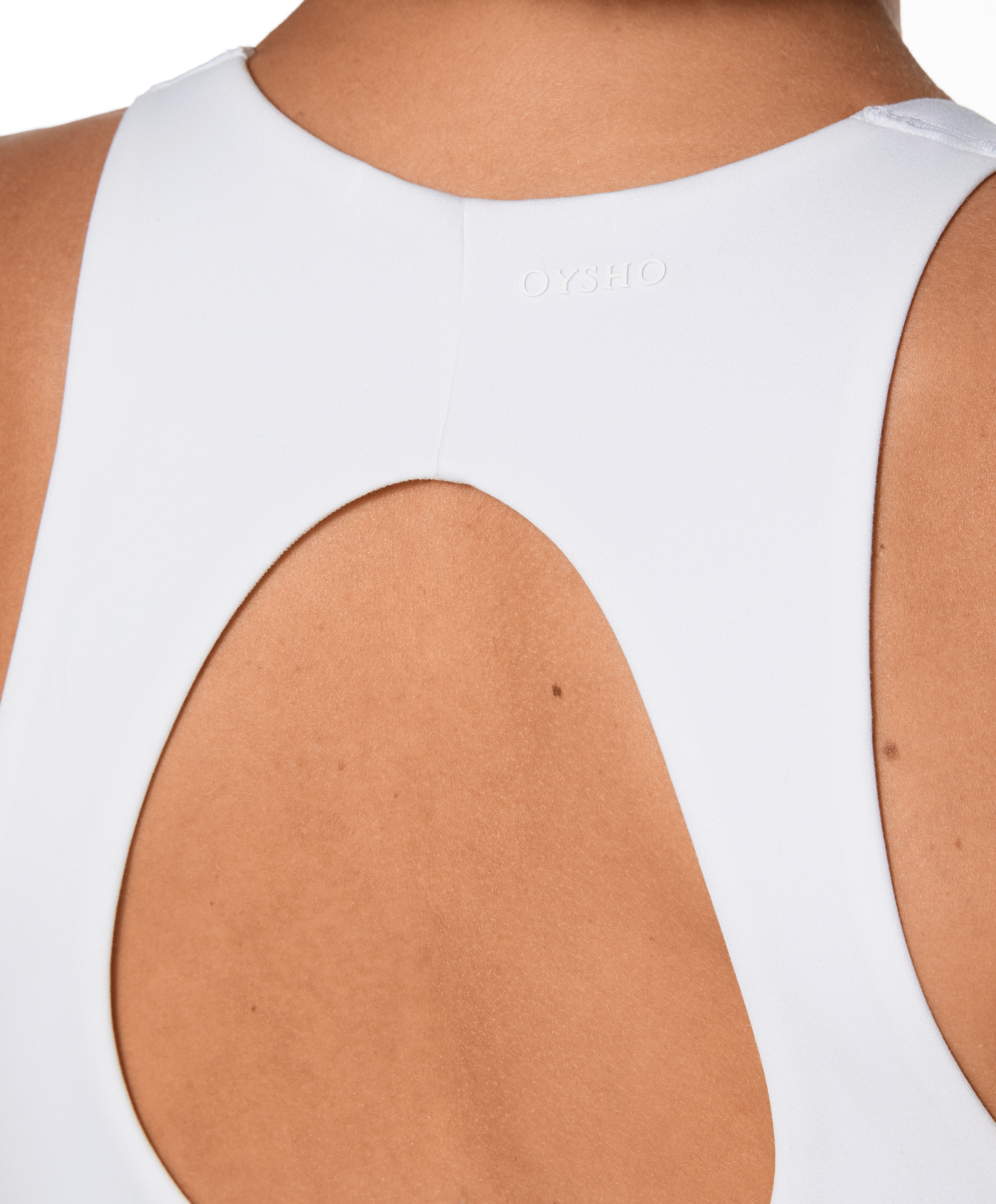 OYSHO Medium-support comfortlux open-back sports bra with cups